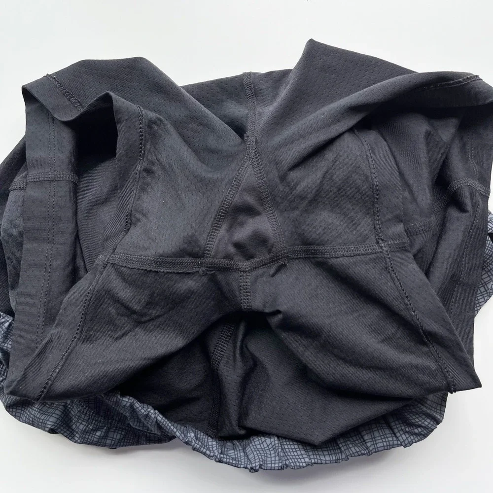 CALIA Athletic‎ Skort Skirt Grey Black Grid Pickleball Golf Womens Medium